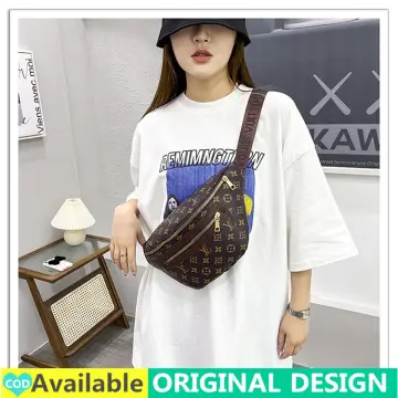 Louis Vuitton Street Style 2WAY Plain Leather Logo Belt Bags