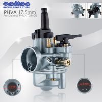 17.5Mm คาร์บูเรเตอร์สำหรับ Dellortto PHVA TOMOS A55 50Cc 80Cc A55 Carb รถจักรยานยนต์สกูตเตอร์อุปกรณ์เสริมมอเตอร์ไซค์มอเตอร์ไซค์วิบาก