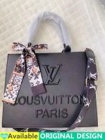 HOT”(เกรดด้านบน) LV กระเป๋าทรงสี่เหลี่ยมมีหูหิ้วสะพายไหล่,กระเป๋าแฟชั่นใหม่ปี2022กระเป๋าถือมีซิปขนาดใหญ่กระเป๋าหนัง Pu แฟชั่นสไตล์เกาหลีของแท้สำหรับผู้หญิงกระเป๋าถือ LV