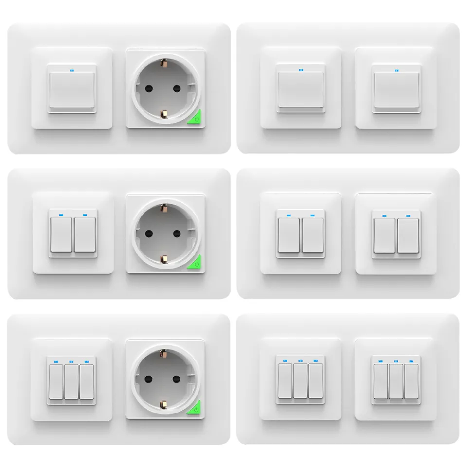 WiFi Smart Socket EU DE Removable Detachable from Wall Plate Smart