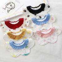 【DT】hot！ Infant Baby Cotton Bibs Cartoon Fashion Fake Collar With Printting Burp Cloths Kids Accessories New