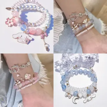 Buy Beaded Flower Bracelet Jisoo BLACKPINK Inspiration, Adjustable Bracelet,  Gold Finish, Korean Style KPOP Bracelet Online in India - Etsy