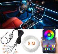 [ANYA Auto Parts] ภายในรถ Neon RGB ไฟ Led Strip 4/5/6 In 1 Bluetooth App ควบคุมไฟตกแต่ง Ambient บรรยากาศ Dashboard โคมไฟ12V