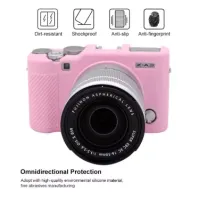 CILICONE CASE FUJI XA2,3,10 PINK เคสกันกระเเทก (0876)