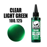 SKULL COLOR CLEAR LIGHT GREEN สีเคลียร์เขียวอ่อน [เขียวใส] สีแอร์บรัช สีพ่นโมเดล