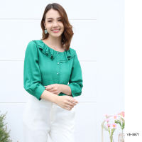 VERONIQA Blouse VE-B871 Cotton ลินิน แขนยาว IGPU22-5