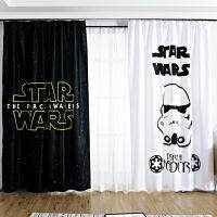 Star Wars Digital Printing Curtains Living Room Bedroom Bay Window Shade Cloth Floor-to-ceiling Window Curtains