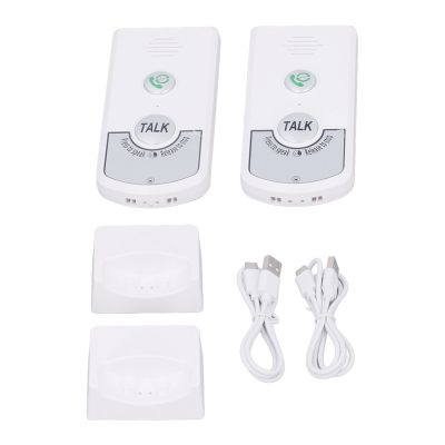 ۞ 2 Way Voice Intercom Doorbell Wireless Doorbell 410M To 490M High Gloss UV Process Easy To Install for Classroom for Office