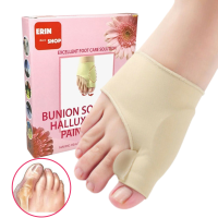 Bunion Socks ถุงเท้าเพื่อแก้ไขอาการตาปลา อาการนิ้วหัวแม่เท้าเอียง (Hallux Valgus) สำหรับผู้ชายและผู้หญิง มีตัวเจลป้องกันจับรั้งการกันลื่น (1คู่)