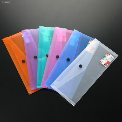 ✉◆∋ 6 Pcs Stationery Rack Plastic File Folders Information Bag Student Colorful Envelopes