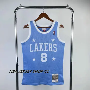 Retro Version NBA Los Angeles Lakers Blue #8 Jersey,Los Angeles Lakers