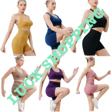 Sports Sets Sports Bras and high waist Shorts Yoga Running Fitness for  women 211