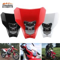 ☏∏ for Honda CRF 450 Headlight Motorcycle Motocross Enduro Fairing Plate Dirt Bike Headlights Headlamp Accessories Free Shipping