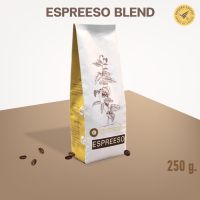 Espresso Blend [Medium Roast] เมล็ดกาแฟ กาแฟเบลนด์ คั่วกลาง ชงร้อน ชงเย็น [ 250 g. ] kokoro coffee กาแฟ พรีเมียม