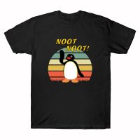 Kawaii Anime Noot Noot Pingu Tshirt Cartoon Funny Penguin Meme Vintage Cute Cotton Loose Tee Gildan Spot 100% Cotton