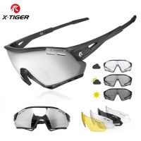 X-TIGER Photochromic Sports Sunglasses Bike Cycling Glasses Polarized UV400 Riding Driving Baseball Running Fishing Eyewear