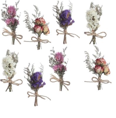 [AYIQ Flower Shop] 8 Adet Mini Babysophila Doğal Kurutulmuşçiçekler Babysnefes Düğün Dekorasyon Için Korunmuuch Buket