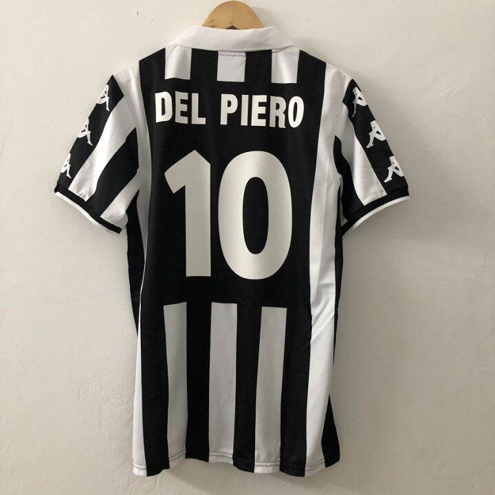 Retro 99 00 Juventus Home Soccer Jersey 1999 Vintage Juve SHort / Long
