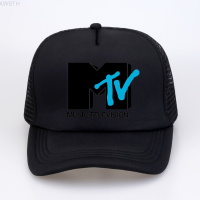 2023 New MT-V Music Television baseball hat Unisex Cool Outdoor Caps Retro Rock HIP-HOP T-V Heather mesh caps gorras Versatile hat