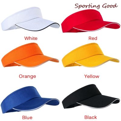 Unisex Empty Top Visor Cap Women Sunscreen Hats Man Cotton Snapback Cap Adjustable For Running Tennis Golf Beach Outdoor Hat Towels