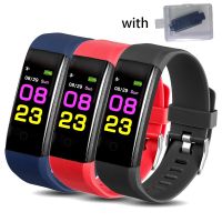 115Plus Smart Wristbands Sports Pedometer Smartwatch Fitness Running Walking Tracker Heart Rate Pedometer for IOS Android