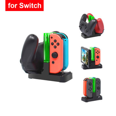 4 in1 Charging Dock For Nintend Switch Joy-con Controller LED Charger For Nintendo Switch Pro Gamepad Charge Stand NS Switch