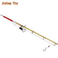 17.5CM 1:12 Fishing Rod Pole Dollhouse Miniature Fishing Tool Model Toy Dolls House Garden decoration Accessories