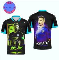 [xzx180305 design] Kevin De Bruyne V-neck T-shirt 42 High quality quick drying and gender free new definition style