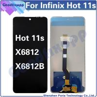 สำหรับ Infinix X6812 11S ชิ้นส่วนจอสัมผัสแอลซีดีของเครื่องแปลงดิจิทัล X6812B สำหรับเปลี่ยน NFC Hot11s