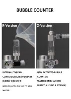 เครื่องควบคุม CO2ในตู้ปลา,เวอร์ชันการฉีดน้ำเครื่องควบคุม CO2ระบบปฏิกิริยาของถังปลาอุปกรณ์ CO2