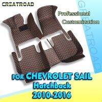 RHD Car Floor Mats For Chevrolet Sail Hatchback 2010 2011 2012 2013 2014 2015 2016 Custom Auto Foot Pads Interior Accessories