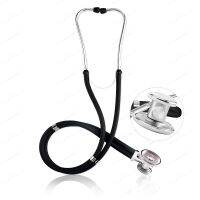 geegostudio 1pc Premium Stethoscope Kit Classic Double-Tube Double Head Diaphragm Lightweight Multifunctional Uses With Ear Tips For Home And Medical