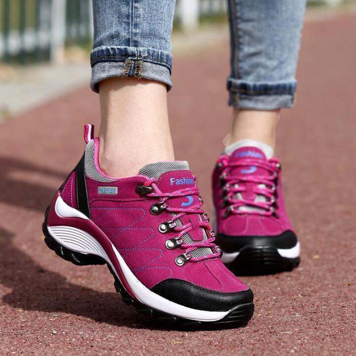 MENTEE Women Hiking Shoes High Quality Outdoor Sneakers Footwear Female Camping Mountain Shoes