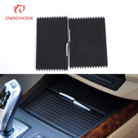 สำหรับ BMW E70 E71 E72ภายในรถถ้วยน้ำ Rack คอนโซลกลางฝาครอบสไลด์ Roller Blind Car Mounts ผู้ถือเครื่องดื่มสำหรับ BMW X5 X6