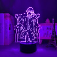 ❏✱ Led Night Light Manga Moriarty The Patriot William James Moriarty for Bedroom Decor Gift Anime Moriarty The Patriot 3d Lamp