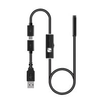 7มิลลิเมตรศัพท์มือถือ Endoscope ท่อกันน้ำ USB 6LED กล้องงูอุตสาหกรรม