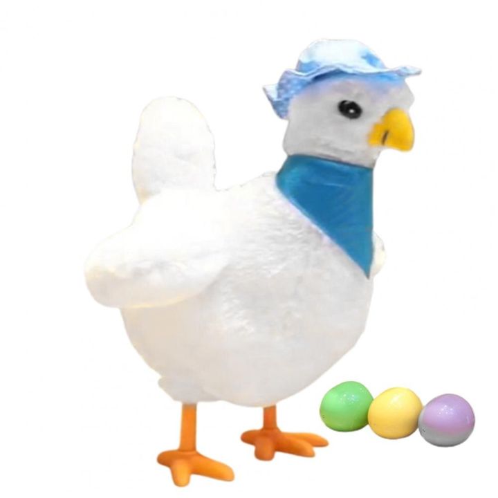 ของเล่นวางไข่ไก่แสดงออกอย่างสดใส-kids-toys-สีสดใสวางไข่ของเล่นตุ๊กตาไก่ด้วยดนตรีตุ๊กตาไก่ไฟฟ้าสำหรับเด็กงานฝีมือที่ละเอียดอ่อน