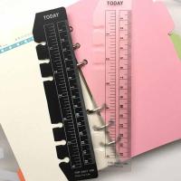 2pcs/lot Bookmark Rulers   Index Ruler Bookmark Notebooks Accessories For Binder Planner Notebooks  School Office Food Storage  Dispensers