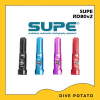 SUPE Diving Torch model RD80 V2 diving light for scuba diving ไฟฉายสำหรับดำน้ำลึก 1500 Lumens