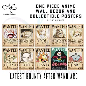 Roronoa Zoro One Piece Zoro Pirate Hunter Bounty Poster Art Board