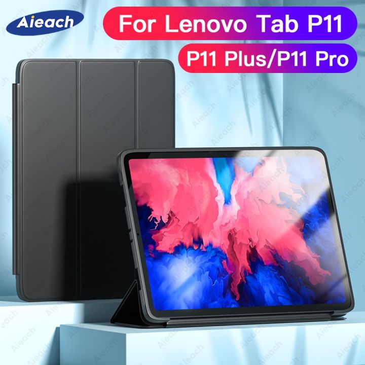 Ready】 AIEACH Tablet Case For Lenovo Tab P11 Pro P11 Plus P12 M10 3rd gen  Case With Wake / Sleep Tri-Fold Stand For Xiaoxin Pad 2022 