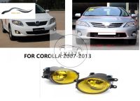 XINFAN คู่สีเหลืองรถไฟตัดหมอกโคมไฟสำหรับโตโยต้าอัลติส COROLLA 2007 2008 2009 2010 2011 2012 2013ไฟตัดหมอก