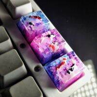 【❂Hot On Sale❂】 sijieyis8 Koi คีย์บอร์ดยางเรซิน Backspace Keycap อะไหล่ทำมือสำหรับสวิตช์ Mx เชอร์รี่คีย์บอร์ดแบบกลไกไฟแบคไลท์