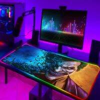 แผ่น Mouse Komputer W8h6 Deskmat RGB Mousepad อะนิเมะโจ๊กเกอร์คีย์บอร์ดอุปกรณ์เสริมเมาส์เมอร์เมาส์เกมส์ Pc คอมพิวเตอร์การเล่นเกมน่ารัก