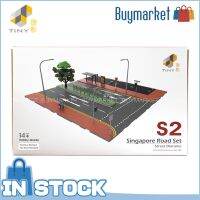 [ต้นฉบับ] สเกลเมืองขนาดเล็ก1:64ถนน Diorama ชุดระบายสี-S2สิงคโปร์ถนนชุด