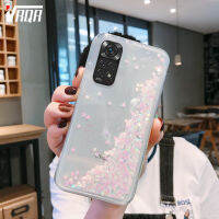 VRQR เคสโทรศัพท์กลิตเตอร์,เคส TPU นิ่มใสประดับเลื่อมรูปดาวสำหรับ Xiaomi Redmi Note 11 Redmi Note 11S