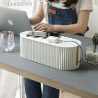 ◊№ Wire Storage Box Large Capacity Data Cable Power Cord Socket Storage Box Desktop Cable Management Box Router Bracket