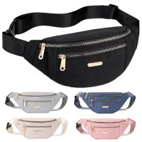 Leisure Waist Bum Bag Women Men Oxford Waist Bag Belt Pouch Zip Fanny Pack Cellphone Bag Outdoor Shoulder Crossbody Chest Bags 【MAY】