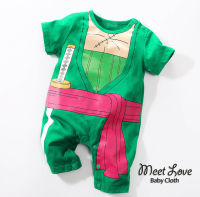 ชุดบอดี้สูทโซโร ชุดบอดี้สูทวันพีซ Zoro One Piece Baby Romper พร้อมส่ง