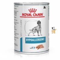 พลาดไม่ได้ โปรโมชั่นส่งฟรี Royal Canin VET Dog  Can Hypoallergenic  400 g สุนัข โรคแพ้ง่าย Wet  อาหารสุนัข เปียก อาหารสุนัขโรคแพ้ง่าย [1 กระป๋อง]